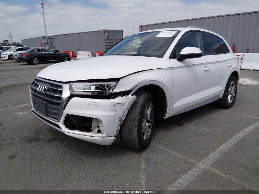 2018 Audi Q5 VIN WA1ANAFY3J2133005 IAAI salvage auction — LEFT FRONT, Salvage (California), sold $7,150 on 2026-07-09 (photo 2)