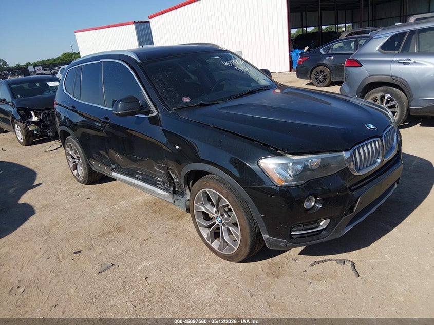 2015 BMW X3 VIN 5UXWX9C53F0D51285 IAAI salvage auction — RIGHT SIDE, Original (Texas), sold $2,750 on 2026-07-21 (photo 1)