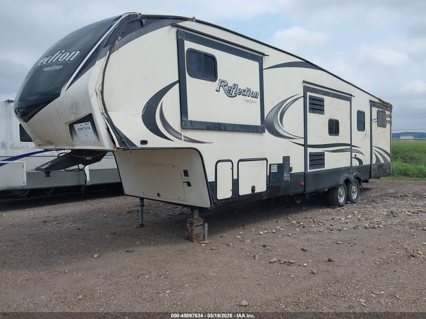 2019 Grand design Reflection VIN 573FR3828K3323701 IAAI salvage auction — ROLLOVER, Salvage (Texas), sold $2,900 on 2026-07-07 (photo 2)