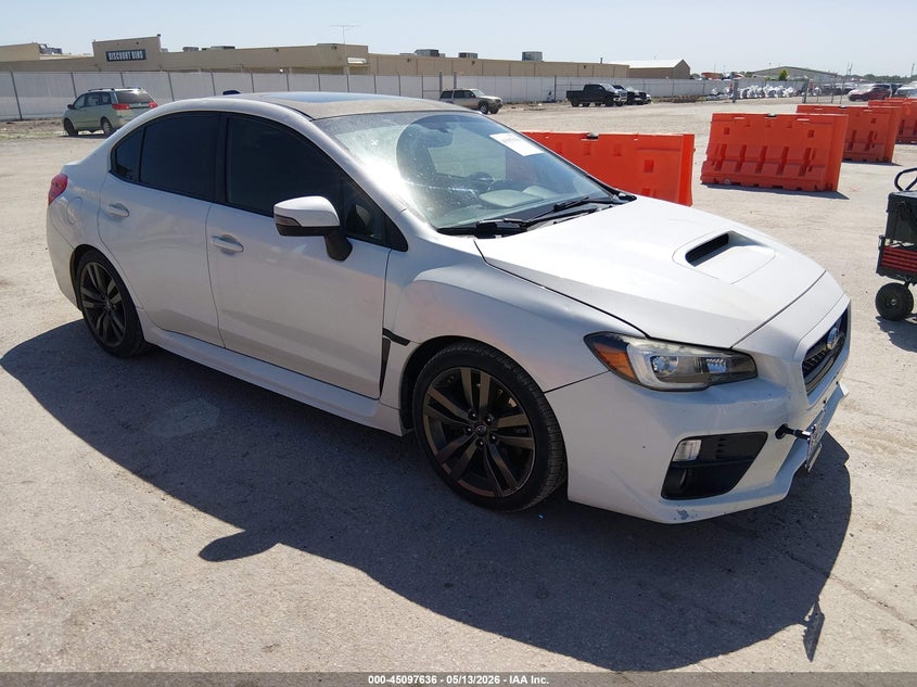 2017 Subaru Wrx VIN JF1VA1N61H8802744 IAAI salvage auction — HAIL, Salvage (Kansas), sold $7,225 on 2026-07-10 (photo 1)