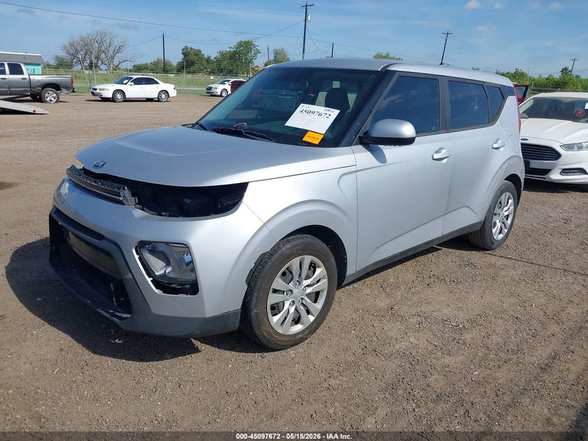 2020 Kia Soul VIN KNDJ23AU2L7088384 IAAI salvage auction — RIGHT SIDE, Original (Texas), sold $3,000 on 2026-07-14 (photo 2)