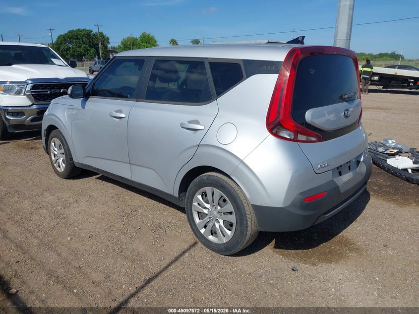 2020 Kia Soul VIN KNDJ23AU2L7088384 IAAI salvage auction — RIGHT SIDE, Original (Texas), sold $3,000 on 2026-07-14 (photo 3)