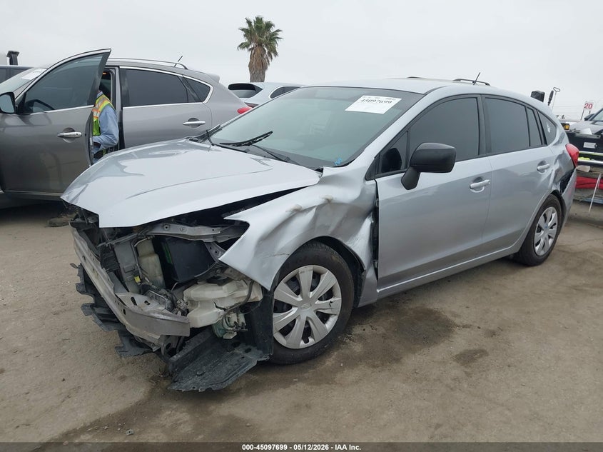 2013 Subaru Impreza VIN JF1GPAA6XD2852049 IAAI salvage auction — FRONT END, Salvage (California), sold $400 on 2026-07-22 (photo 2)
