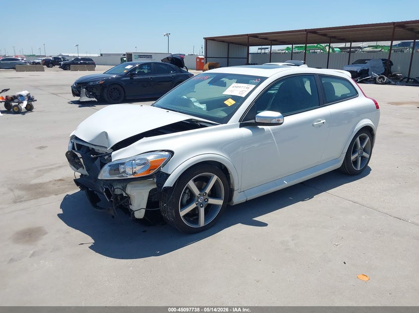 2013 Volvo C30 VIN YV1672MKXD2302168 IAAI salvage auction — FRONT END, Salvage (Texas), sold $675 on 2026-07-08 (photo 2)