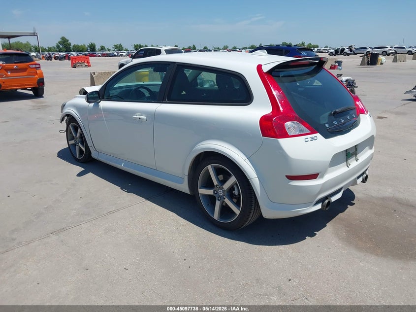 2013 Volvo C30 VIN YV1672MKXD2302168 IAAI salvage auction — FRONT END, Salvage (Texas), sold $675 on 2026-07-08 (photo 3)