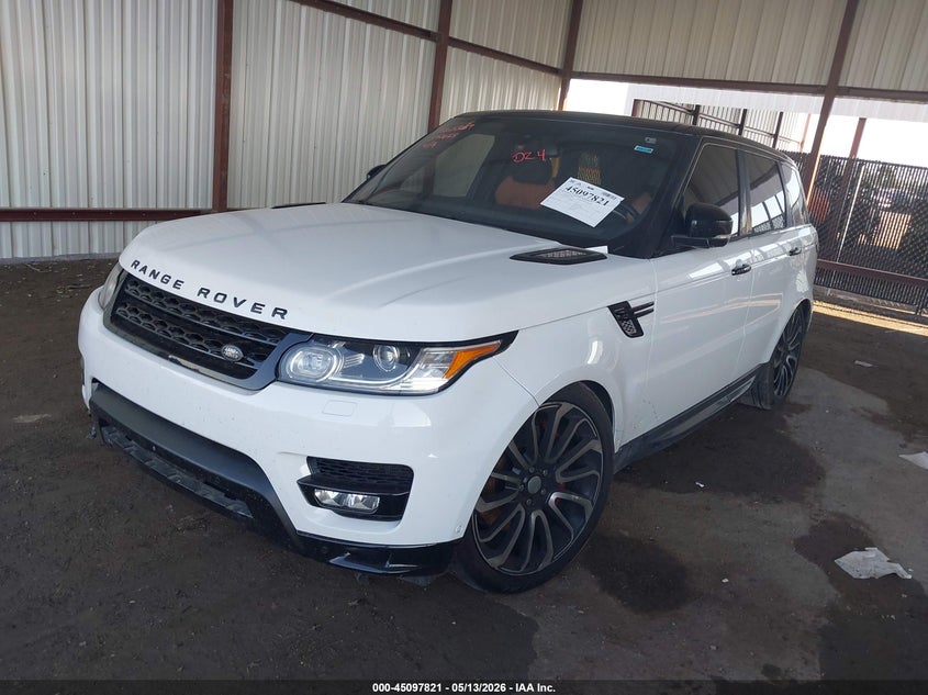 2016 Land rover Range rover sport VIN SALWV2EF8GA572628 IAAI salvage auction — SIDE, Salvage (Texas), sold $3,000 on 2026-07-11 (photo 2)