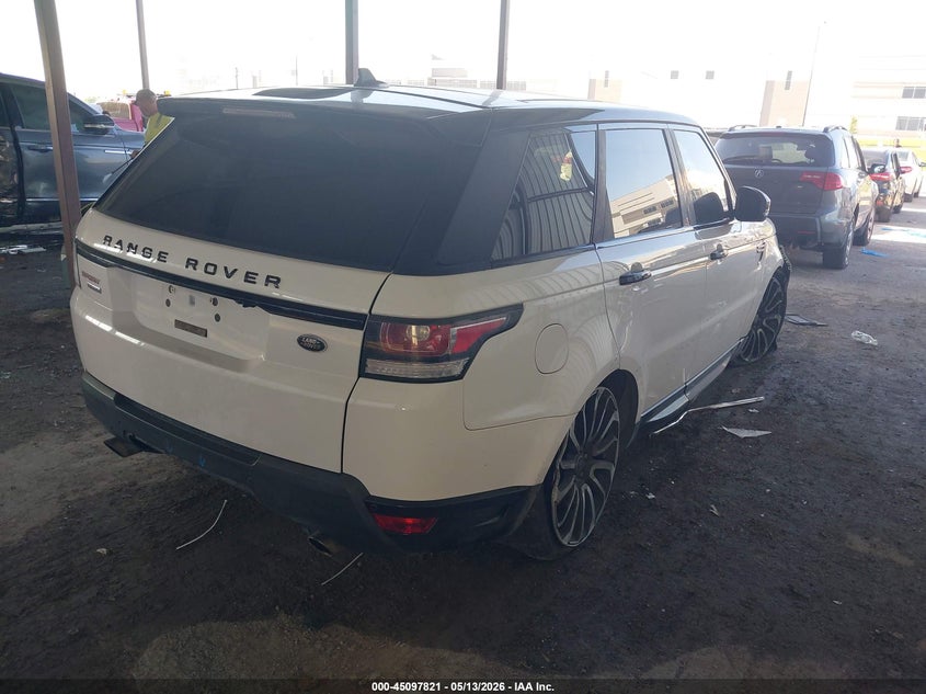 2016 Land rover Range rover sport VIN SALWV2EF8GA572628 IAAI salvage auction — SIDE, Salvage (Texas), sold $3,000 on 2026-07-11 (photo 4)