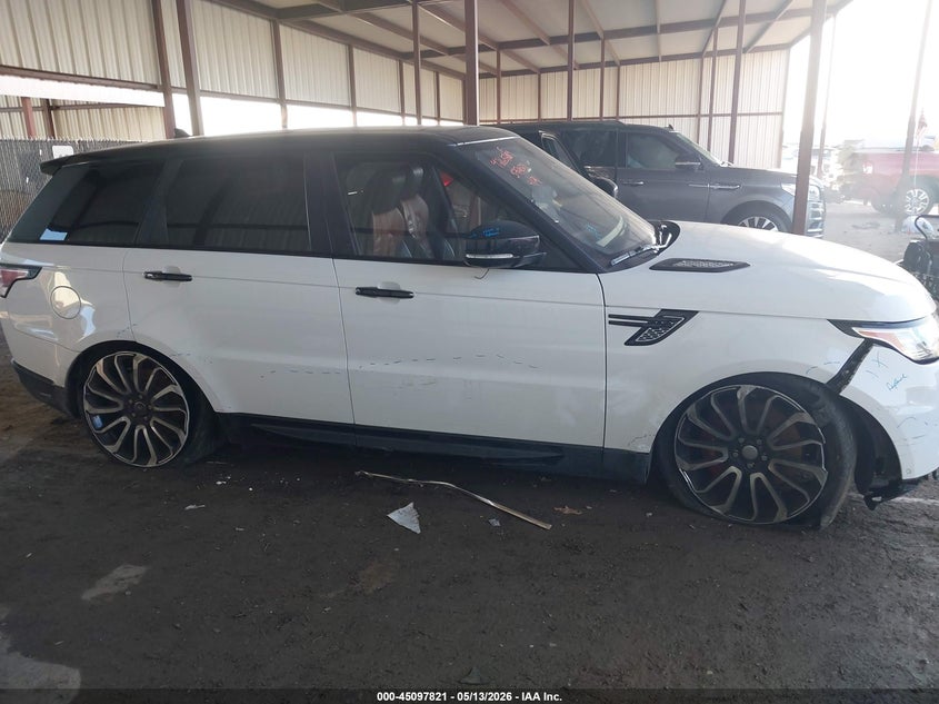 2016 Land rover Range rover sport VIN SALWV2EF8GA572628 IAAI salvage auction — SIDE, Salvage (Texas), sold $3,000 on 2026-07-11 (photo 6)