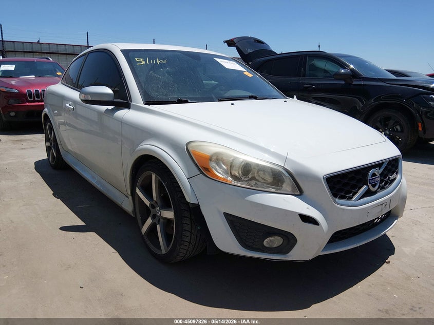 2012 Volvo C30 VIN YV1672MK4C2286967 IAAI salvage auction — LEFT FRONT, Original (Texas), sold $475 on 2026-07-17 (photo 1)