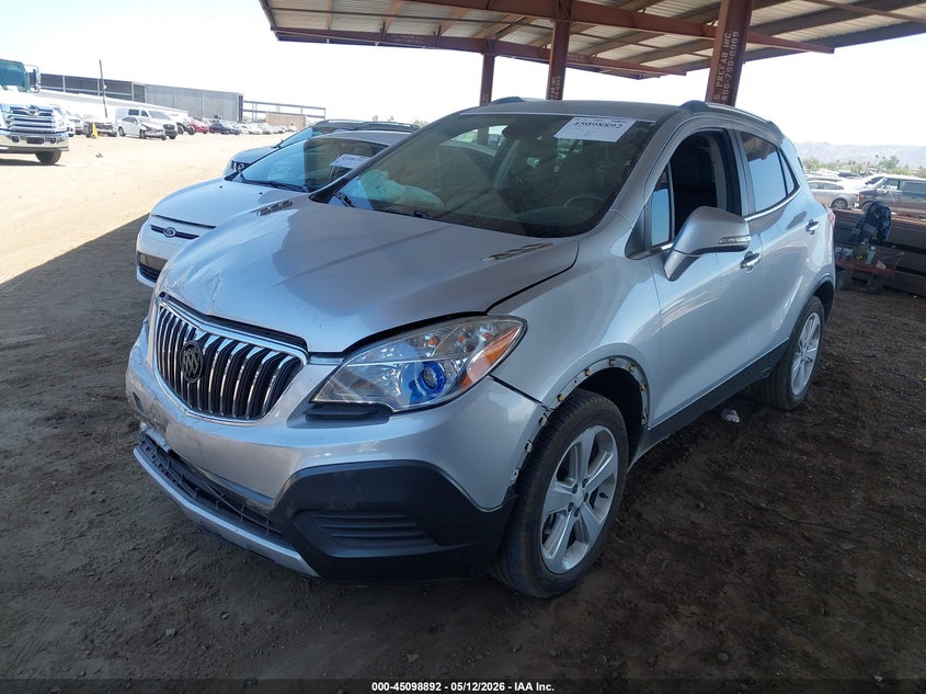 2015 Buick Encore VIN KL4CJASBXFB259620 IAAI salvage auction — FRONT END, Salvage (Arizona), sold $325 on 2026-07-28 (photo 2)