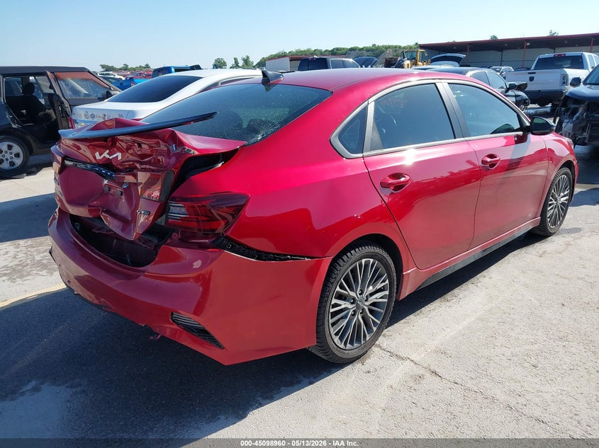 2024 Kia Forte VIN 3KPF54AD8RE771105 IAAI salvage auction — REAR END, Original (Texas), sold $7,000 on 2026-08-13 (photo 4)