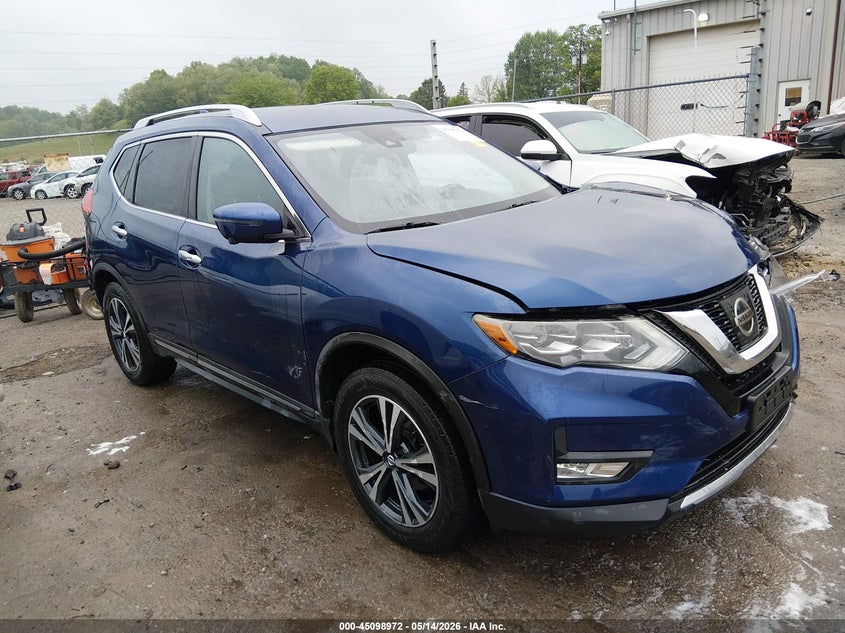 2017 Nissan Rogue VIN JN8AT2MV4HW001842 IAAI salvage auction — FRONT END, Salvage (West Virginia), sold $1,950 on 2026-07-23 (photo 1)