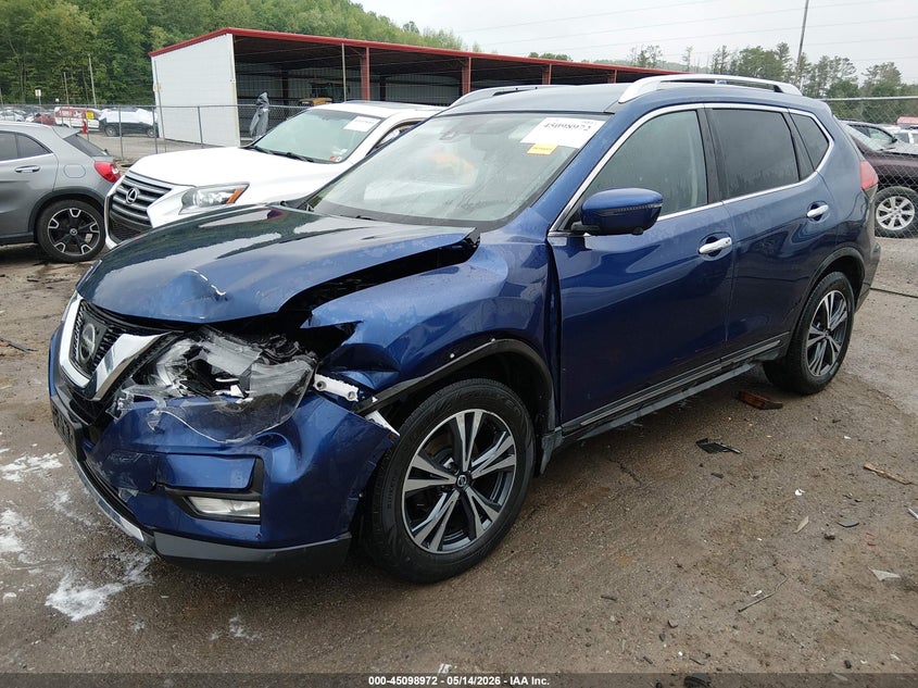 2017 Nissan Rogue VIN JN8AT2MV4HW001842 IAAI salvage auction — FRONT END, Salvage (West Virginia), sold $1,950 on 2026-07-23 (photo 2)