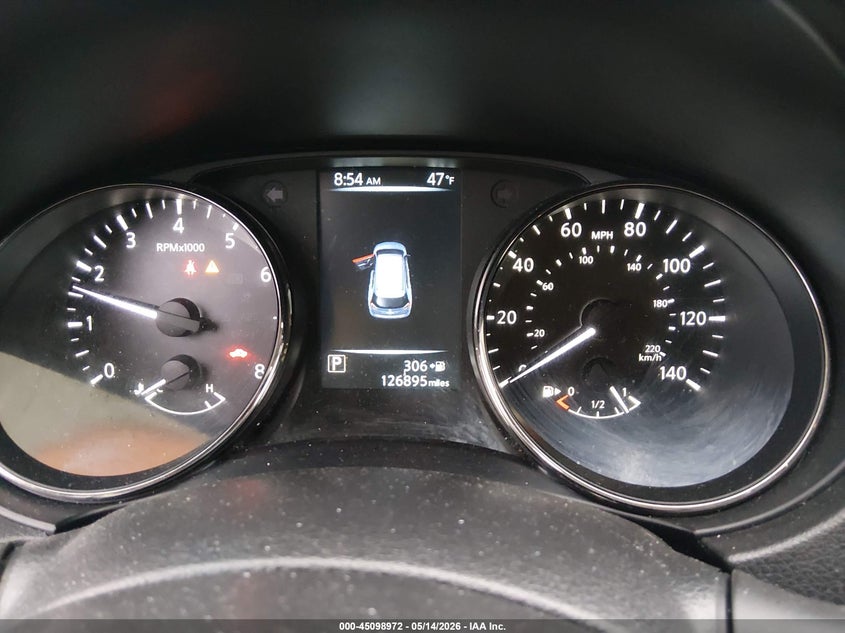2017 Nissan Rogue VIN JN8AT2MV4HW001842 IAAI salvage auction — FRONT END, Salvage (West Virginia), sold $1,950 on 2026-07-23 (photo 7)