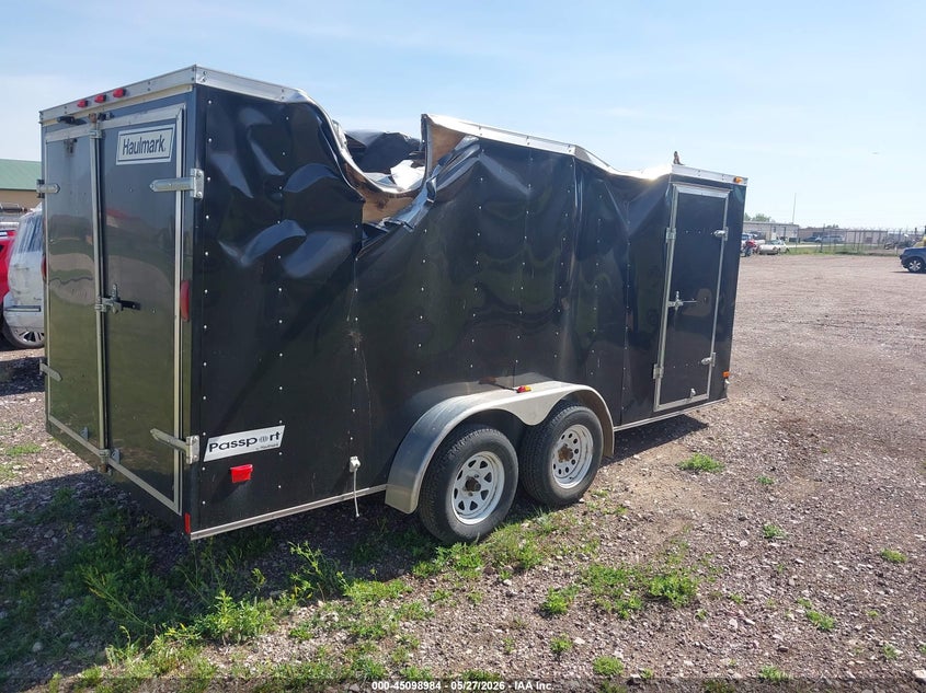 2014 Haul mark ind Trailer VIN 575PB1624EH266508 IAAI salvage auction — STORM DAMAGE, Regular (South Dakota), sold $325 on 2026-07-28 (photo 4)