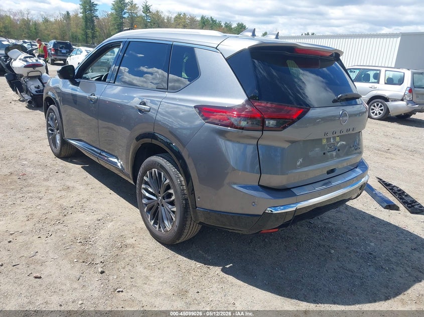 2026 Nissan Rogue VIN JN8BT3DDXTW481623 IAAI salvage auction — RIGHT SIDE, Salvage (Massachusetts), sold $13,350 on 2026-07-10 (photo 3)