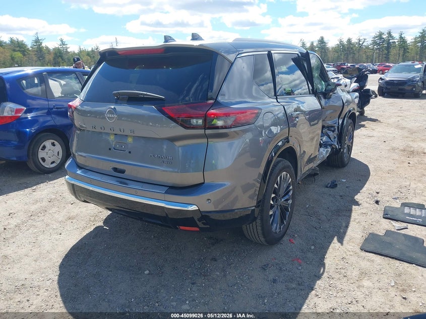 2026 Nissan Rogue VIN JN8BT3DDXTW481623 IAAI salvage auction — RIGHT SIDE, Salvage (Massachusetts), sold $13,350 on 2026-07-10 (photo 4)