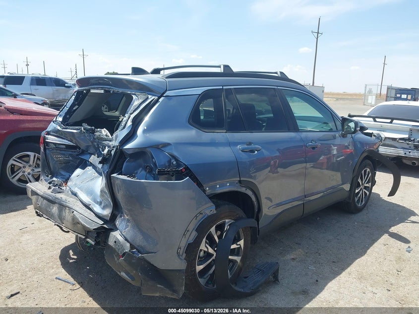 2025 Toyota Corolla cross VIN 7MUDAAAG4SV146844 IAAI salvage auction — FRONT & REAR, Original (Texas), sold $3,650 on 2026-07-28 (photo 4)