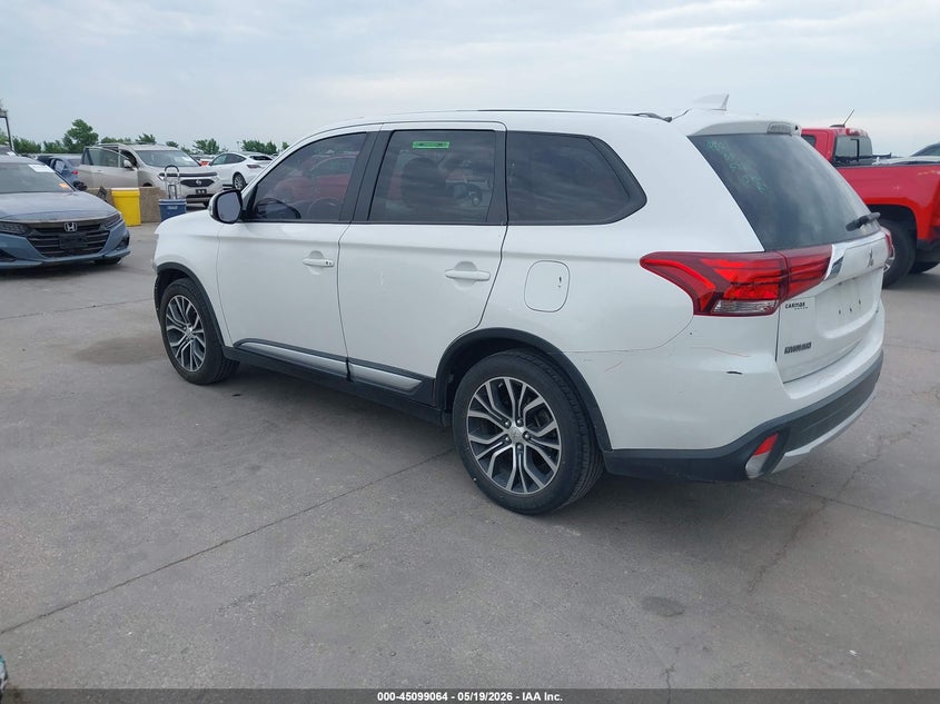2017 Mitsubishi Outlander VIN JA4AD3A39HZ013897 IAAI salvage auction — FRONT END, Salvage (Texas), sold $1,475 on 2026-07-22 (photo 3)