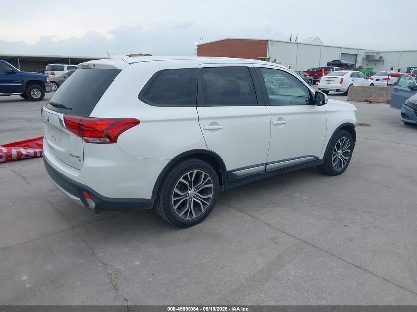 2017 Mitsubishi Outlander VIN JA4AD3A39HZ013897 IAAI salvage auction — FRONT END, Salvage (Texas), sold $1,475 on 2026-07-22 (photo 4)