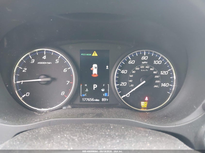 2017 Mitsubishi Outlander VIN JA4AD3A39HZ013897 IAAI salvage auction — FRONT END, Salvage (Texas), sold $1,475 on 2026-07-22 (photo 7)