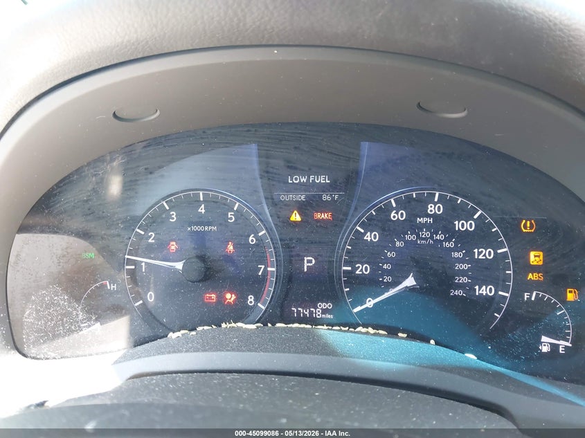 2015 Lexus VIN JTJZK1BA8F2421309 IAAI salvage auction — FRONT END, Salvage (Texas), sold $3,600 on 2026-07-28 (photo 7)