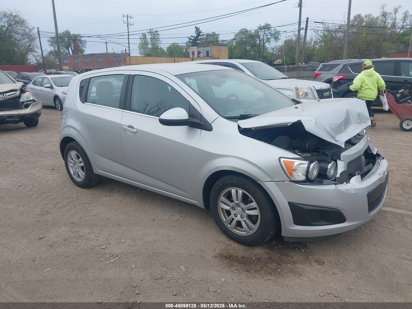 2013 Chevrolet SONIC VIN 1G1JC6SB2D4129233 IAAI salvage auction — FRONT END, Clear (Michigan), sold $575 on 2026-07-23 (photo 1)