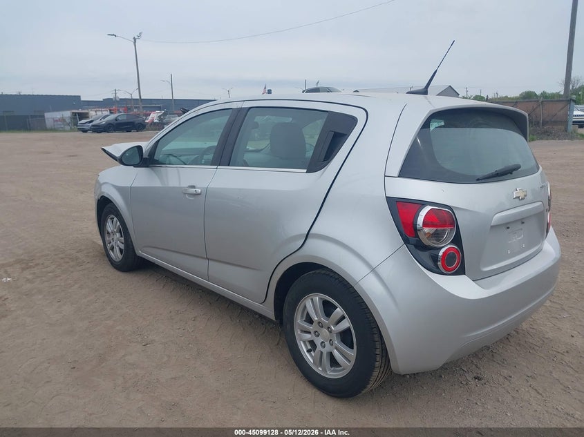 2013 Chevrolet SONIC VIN 1G1JC6SB2D4129233 IAAI salvage auction — FRONT END, Clear (Michigan), sold $575 on 2026-07-23 (photo 3)