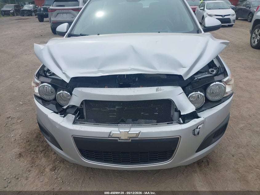2013 Chevrolet SONIC VIN 1G1JC6SB2D4129233 IAAI salvage auction — FRONT END, Clear (Michigan), sold $575 on 2026-07-23 (photo 6)