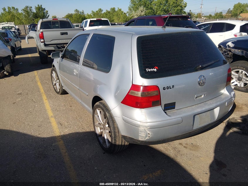 2003 Volkswagen Golf VIN 9BWBK61J334074450 IAAI salvage auction — RIGHT FRONT, Salvage (Colorado), sold $25 on 2026-07-28 (photo 3)