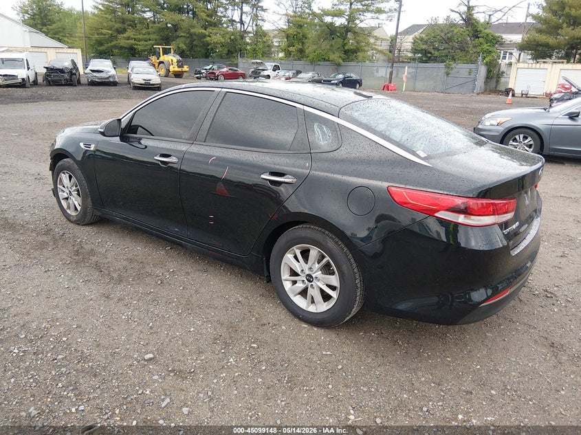 2017 Kia Optima VIN 5XXGT4L39HG152226 IAAI salvage auction — FRONT END, Salvage (New Jersey), sold $825 on 2026-07-21 (photo 3)