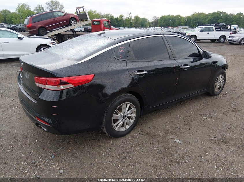 2017 Kia Optima VIN 5XXGT4L39HG152226 IAAI salvage auction — FRONT END, Salvage (New Jersey), sold $825 on 2026-07-21 (photo 4)