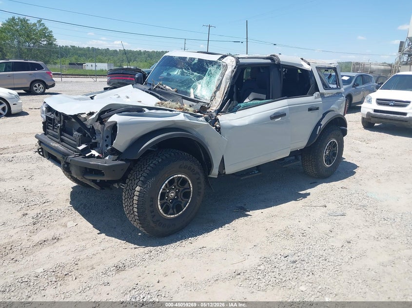 2026 Ford Bronco VIN 1FMEE9BP9TLA50707 IAAI salvage auction — ALL OVER, Salvage Title, sold $8,900 on 2026-09-18 (photo 2)