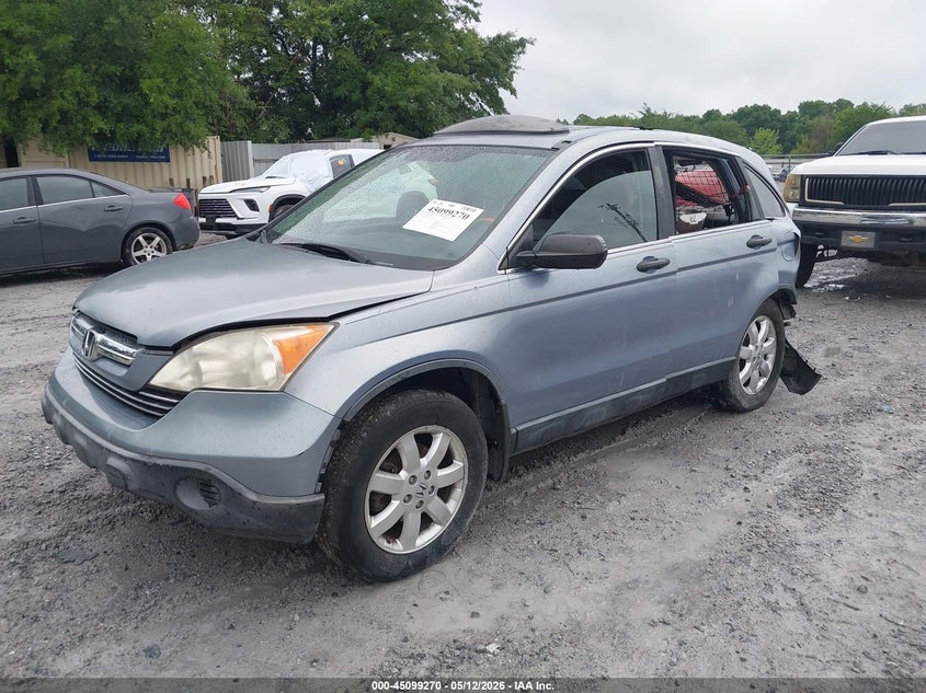2007 Honda Cr-v VIN JHLRE385X7C002246 IAAI salvage auction — REAR END, Rebuildable (Florida), sold $575 on 2026-07-23 (photo 2)