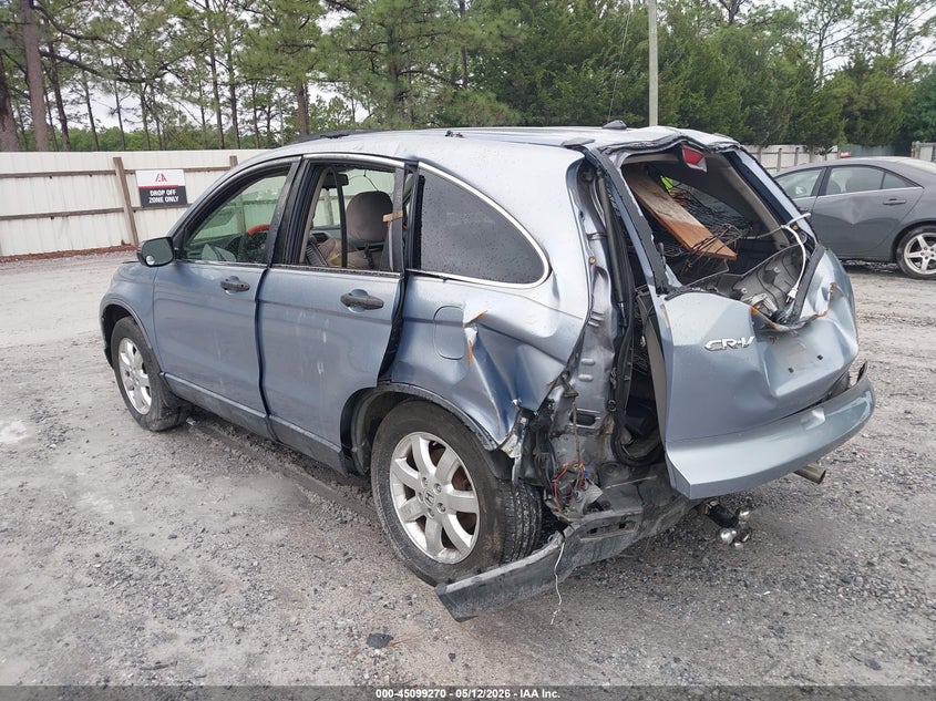 2007 Honda Cr-v VIN JHLRE385X7C002246 IAAI salvage auction — REAR END, Rebuildable (Florida), sold $575 on 2026-07-23 (photo 3)