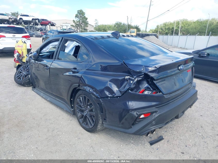 2025 Subaru Wrx VIN JF1VBAH64S9803428 IAAI salvage auction — FRONT & REAR, Rebuildable (Florida), sold $5,050 on 2026-07-14 (photo 3)