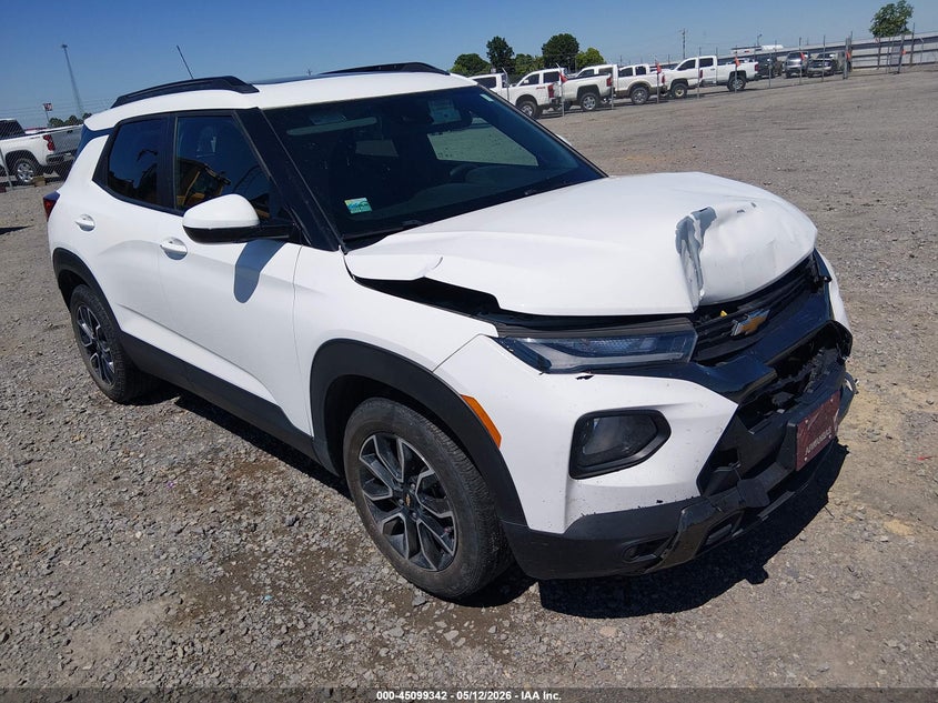 2022 Chevrolet Trailblazer VIN KL79MVSL7NB079630 IAAI salvage auction — FRONT END, Salvage (Arkansas), sold $2,750 on 2026-08-02 (photo 1)