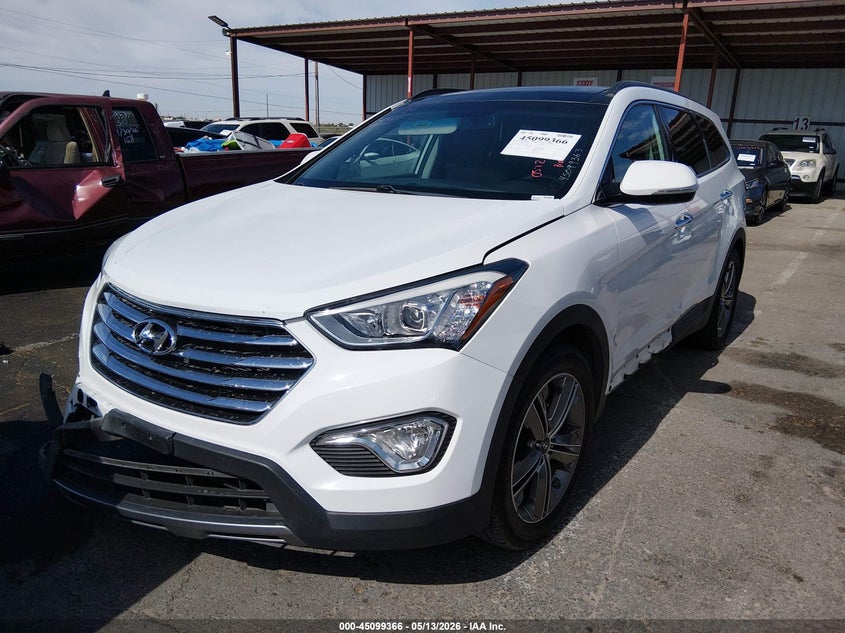 2013 Hyundai Santa fe VIN KM8SRDHF9DU000944 IAAI salvage auction — SIDE, Original (Texas), sold $2,500 on 2026-07-29 (photo 2)