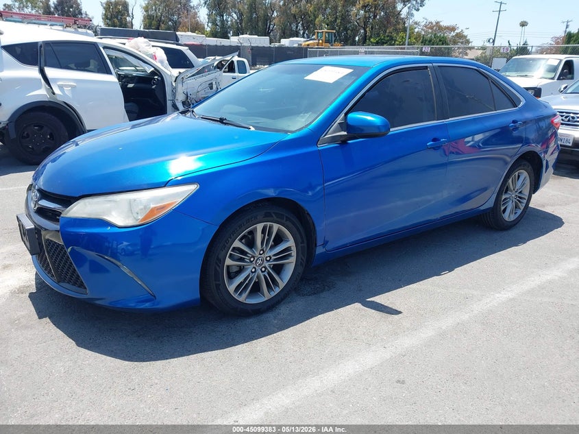 2017 Toyota Camry VIN 4T1BF1FK7HU779127 IAAI salvage auction — RIGHT FRONT, Salvage (California), sold $2,600 on 2026-07-24 (photo 2)