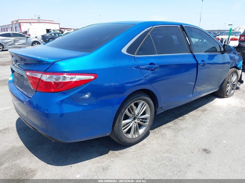 2017 Toyota Camry VIN 4T1BF1FK7HU779127 IAAI salvage auction — RIGHT FRONT, Salvage (California), sold $2,600 on 2026-07-24 (photo 4)