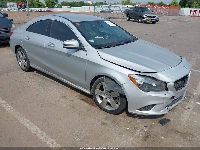 2015 Mercedes-benz Cla-klasse VIN WDDSJ4EB6FN192209 IAAI salvage auction — FRONT END, Salvage (Tennessee), sold $750 on 2026-08-18 (photo 1)