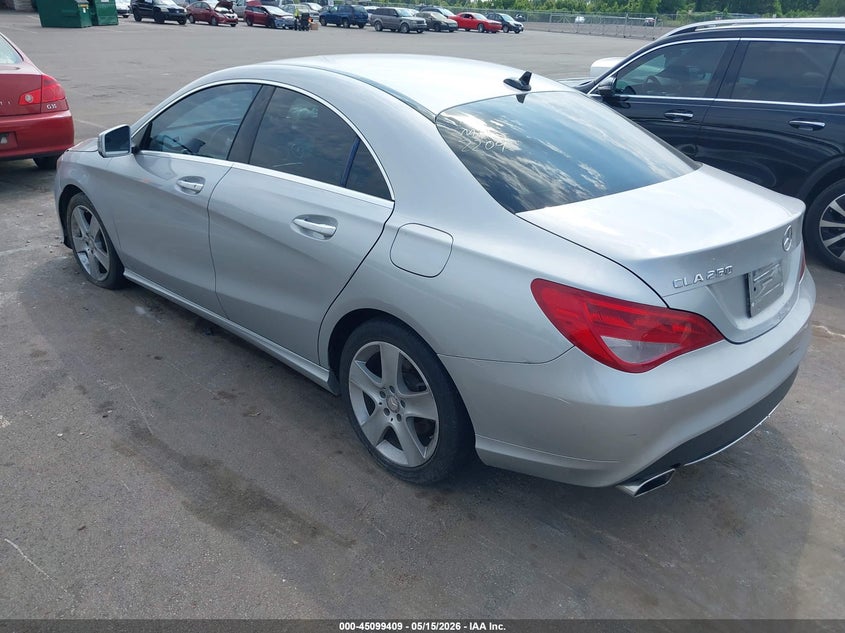 2015 Mercedes-benz Cla-klasse VIN WDDSJ4EB6FN192209 IAAI salvage auction — FRONT END, Salvage (Tennessee), sold $750 on 2026-08-18 (photo 3)
