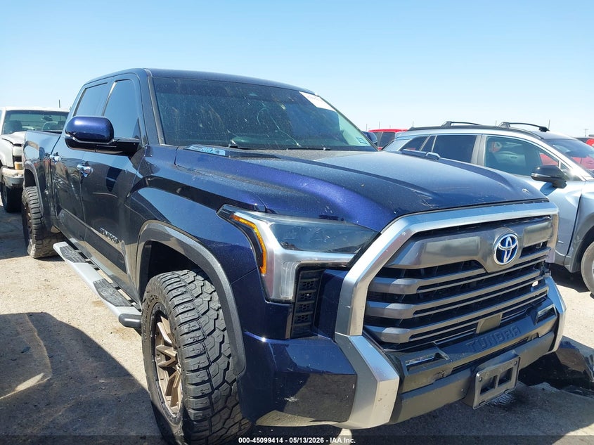 2023 Toyota Tundra VIN 5TFJC5EC7PX004169 IAAI salvage auction — LEFT FRONT, Original (Texas), sold $18,000 on 2026-07-28 (photo 1)