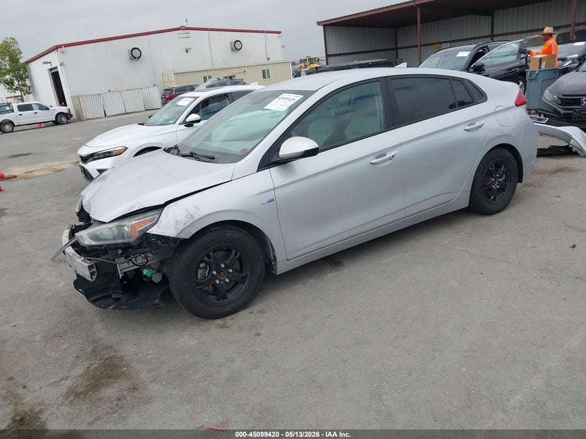 2018 Hyundai Ioniq VIN KMHC65LC5JU097586 IAAI salvage auction — FRONT END, Salvage (California), sold $1,450 on 2026-07-27 (photo 2)