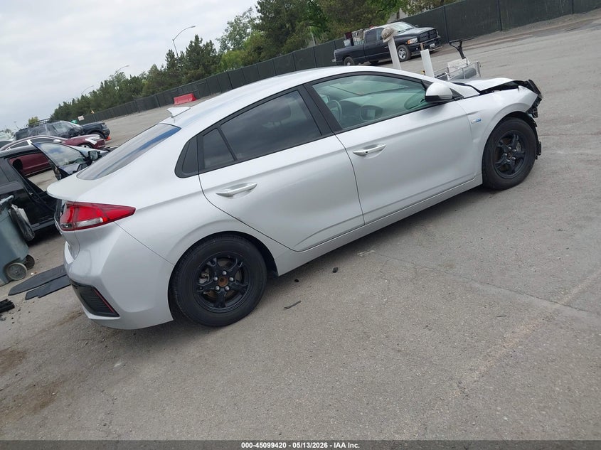 2018 Hyundai Ioniq VIN KMHC65LC5JU097586 IAAI salvage auction — FRONT END, Salvage (California), sold $1,450 on 2026-07-27 (photo 4)