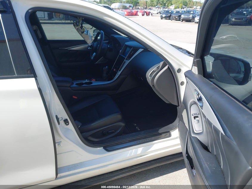 2022 Infiniti Q50 VIN JN1EV7BP1NM311045 IAAI salvage auction — FRONT END, Salvage (Illinois), sold $4,400 on 2026-08-31 (photo 5)