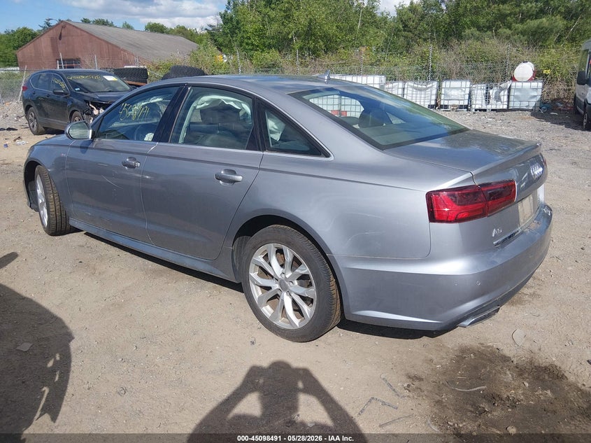 2017 Audi A6 VIN WAUG8AFC3HN001766 IAAI salvage auction — SIDE, Salvage (Massachusetts), sold $3,850 on 2026-07-31 (photo 3)