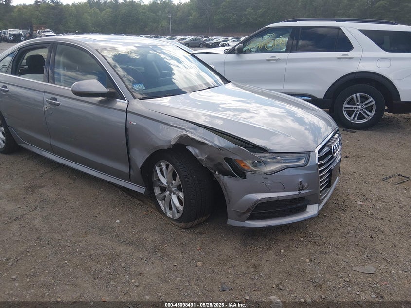 2017 Audi A6 VIN WAUG8AFC3HN001766 IAAI salvage auction — SIDE, Salvage (Massachusetts), sold $3,850 on 2026-07-31 (photo 6)