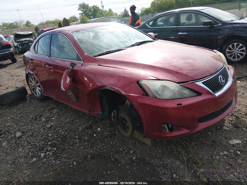 2009 Lexus Is 250 VIN JTHCK262295033480 IAAI salvage auction — RIGHT SIDE, Salvage (Ohio), sold $425 on 2026-07-15 (photo 1)