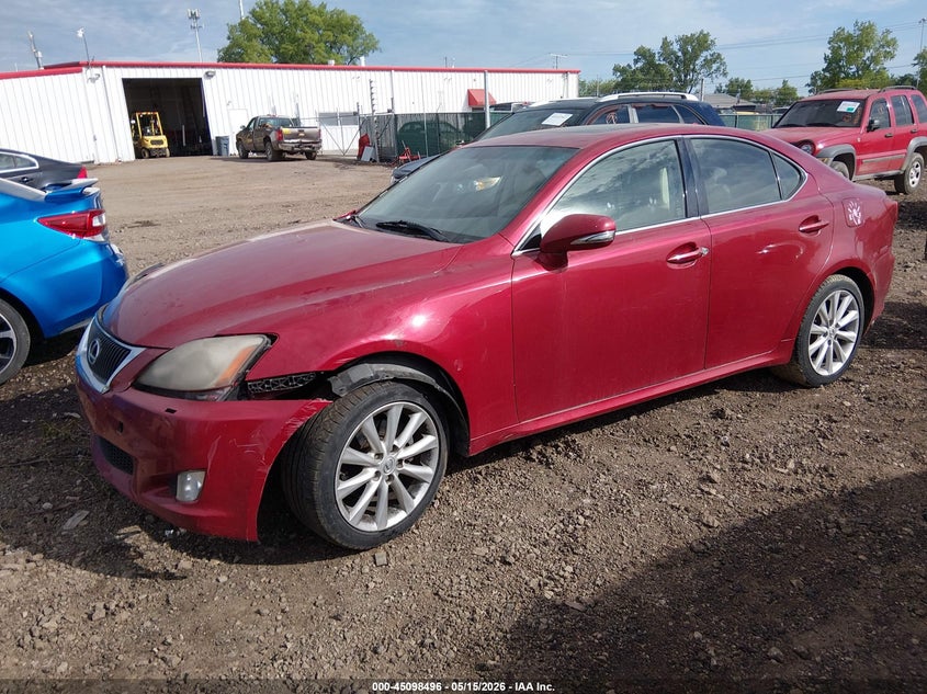 2009 Lexus Is 250 VIN JTHCK262295033480 IAAI salvage auction — RIGHT SIDE, Salvage (Ohio), sold $425 on 2026-07-15 (photo 2)